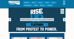 Desktop Screenshot of citizenactionwi.org